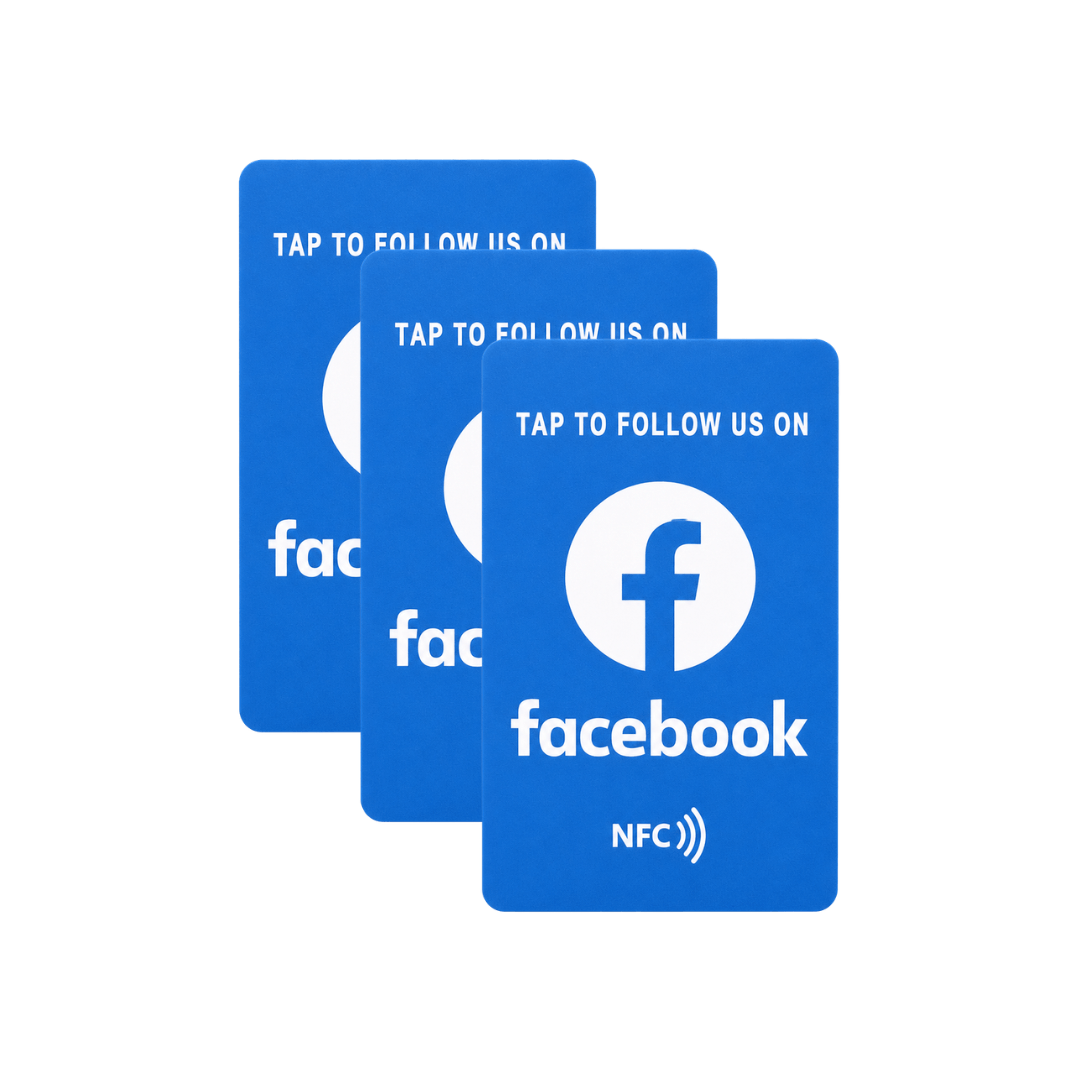 Facebook Tap Card 3 Pack
