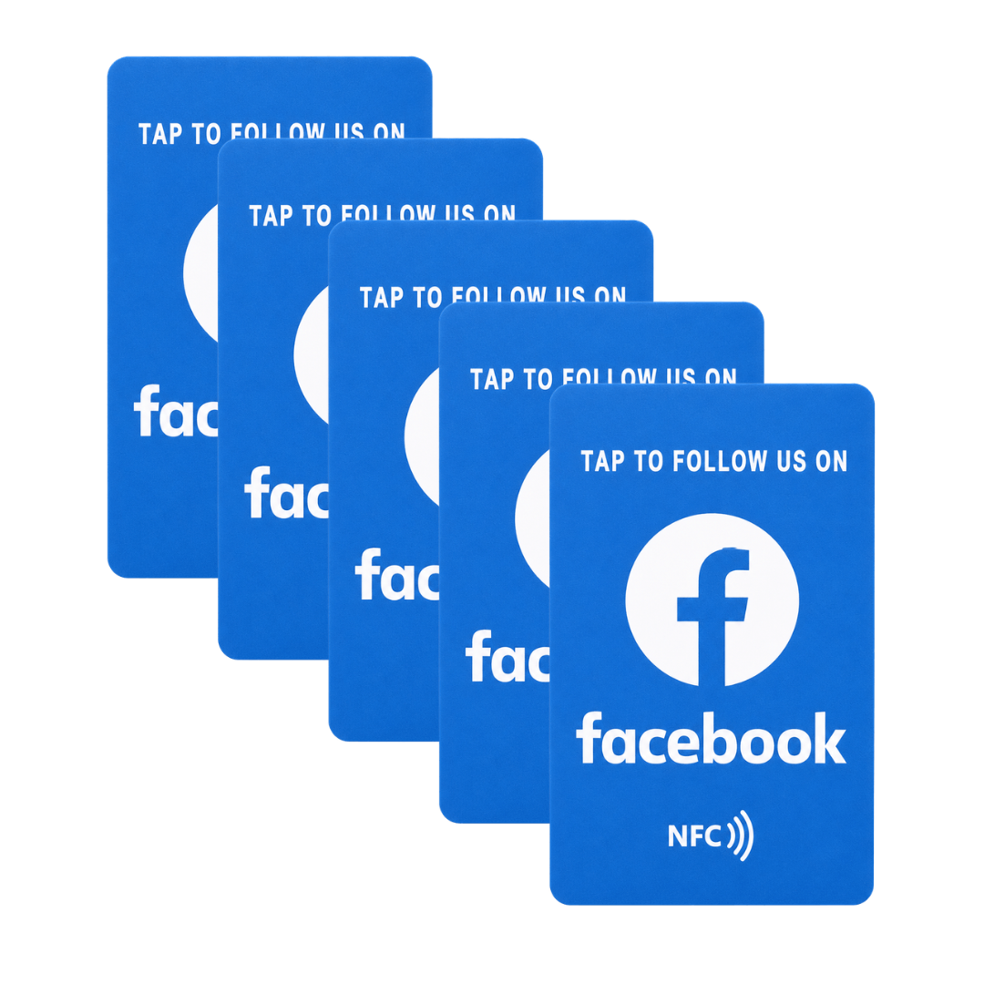 Facebook Tap Card 5 Pack