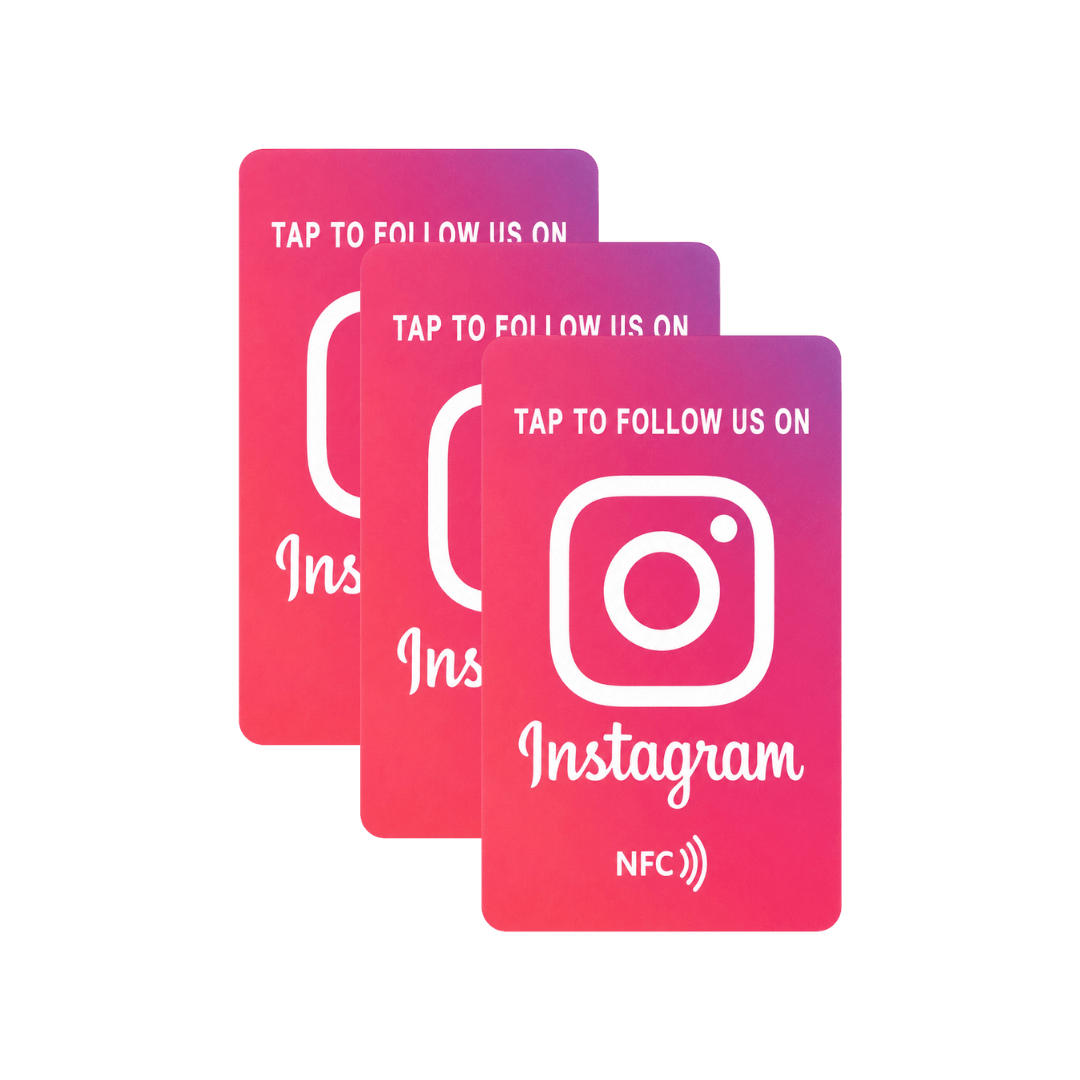 Instagram Tap Card 3 Pack