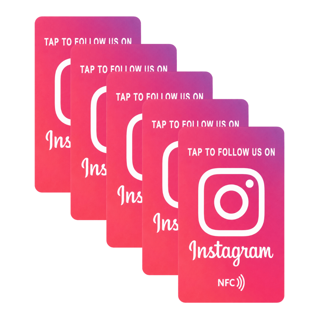 Instagram Tap Card 5 Pack