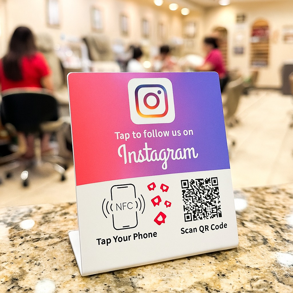 Instagram Follow Us Stand